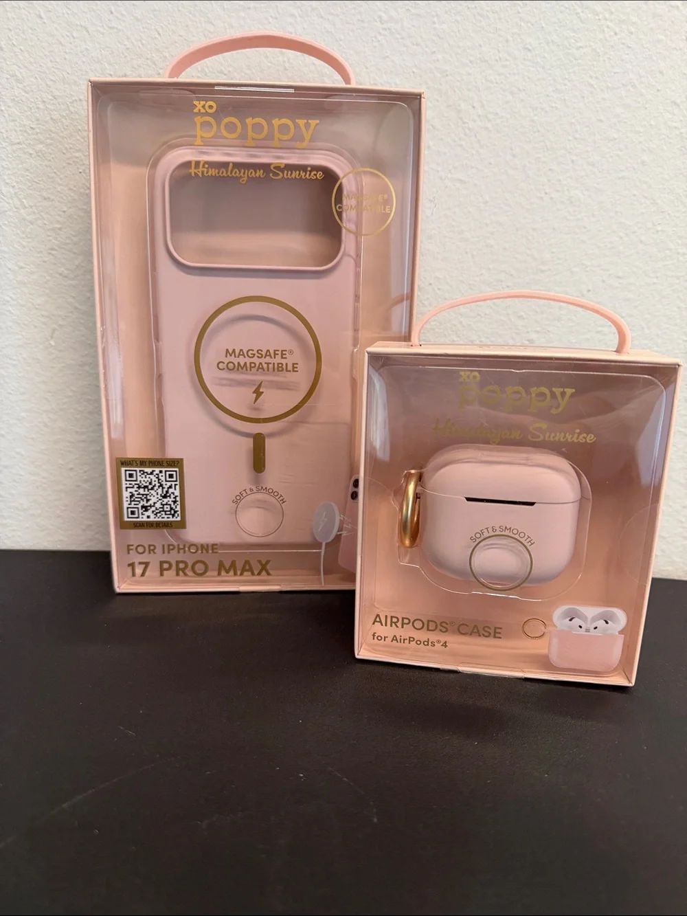 XO Poppy | “Himalayan Sunrise” iPhone 17 Pro Max Case + AirPods Case (4th Gen)